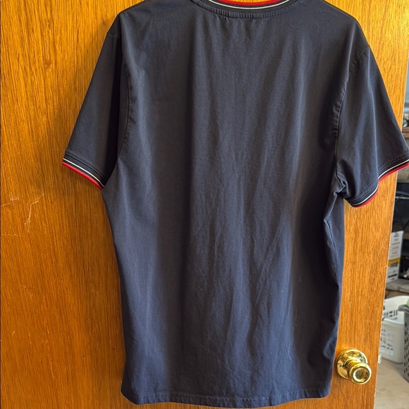Ben Sherman Red and Blue Short Sleeve Tee - Picture 6 of 6